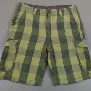 Mens Union Bay Cargo Shorts Size 32 - Plaid